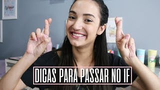 DICAS PARA VOCÊ SE SAIR BEM NA PROVA DO IF [upl. by Sacksen]