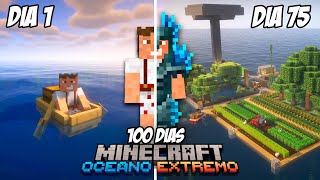 100 Días en un Mundo SOLO de OCÉANO EXTREMO en Minecraft EP3 [upl. by Acilegna232]