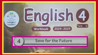 ENGLISH CLASS  4 TERM  2 UNIT  4WORK BOOK KEY ANSWERS 2024  2025 [upl. by Neliac]