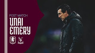 Unai Emery on Palace draw  POSTMATCH [upl. by Orsa570]