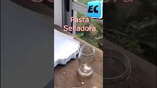 Pasta selladora casera diy tips tutorial juntamugre reciclaje bricolage techo reparacion [upl. by Cordy]