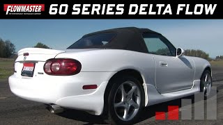 2003 Mazda Miata with Flowmaster 60 Series Delta Flow Exhaust [upl. by Fisch]