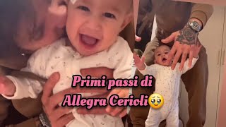 primi passi di Allegra Cerioli 🥰❤️ piccoli ed incerti🥹 [upl. by Parthena]