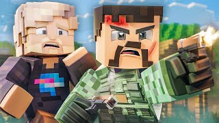 Minecraft WAR But you are protecting a VIP Player [upl. by Bagger]