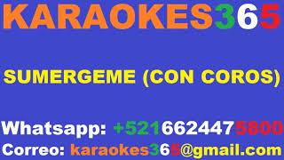 karaoke jesus adrian romero  sumergeme con coros [upl. by Ahsienaj277]