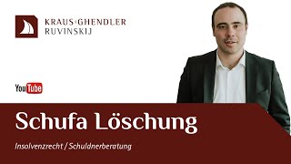 Schufa Eintrag nach 6 Monaten gelöscht Neue Regelung 23 Restschuldbefreiung amp verkürzte Löschfrist [upl. by Oyam882]