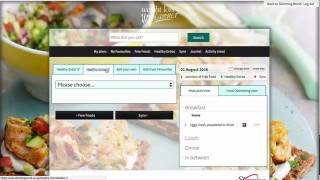 How to use the Slimming World Food Diary website [upl. by Ollehto978]