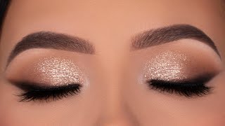 Soft Glitter Eye Makeup for Wedding  Party  Special Occasion [upl. by Ely688]