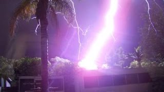 Scary Close Lightning Strike Compilation 2 2016 [upl. by Khajeh]