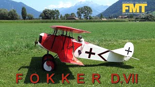 quotThe Fokker DVII WWI German Aerial Superiorityquot RC Plane scale 13 made by Rainer Mattle [upl. by Boylston543]