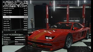 GTA 5 DLC Vehicle Customization Grotti Cheetah Classic [upl. by Bergstein996]