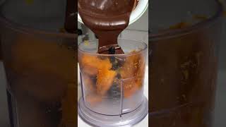 2ingredient chocolate mousse  Sweet potato chocolate fudgy mousse shorts [upl. by Arbmat459]