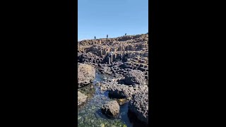 The Giant’s Causeway is a UNESCO site famous for its unique 60 million year old hexagonal columns [upl. by Christie163]