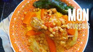 RECETTE  MON COUSCOUS TUNISIEN [upl. by Berga]