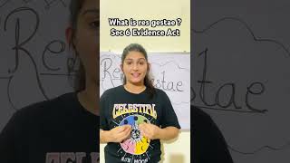 Sec 6 Evidence Act Res gestae resgestae evidenceact sec6evidence lawvideos lawlectures [upl. by Yarb]