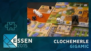 Essen 2015  jeu Clochemerle  Gigamic  VF [upl. by Shina]