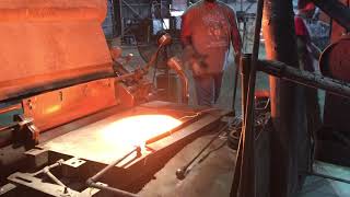 Kokomo Opalescent Glass Tour Sheet Glass Factory [upl. by Mond188]