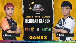 MDL PH S4  W2D1  APDX VS OMGN GAME 2 [upl. by Nilyad673]