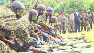 UPDF in Training as Commander in Chief of Armed Forces in Uganda President Museveni Observes [upl. by Anifur]