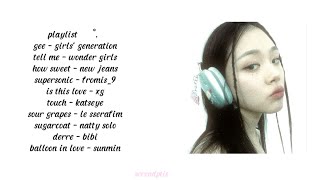 ₊˚⊹ girly kpop playlist ୭ ˚ ᵎᵎ🎧 [upl. by Bail]