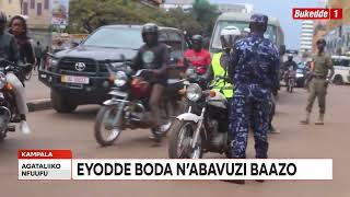 Agataliikonfuufu Poliisi ekoze ekikwekweeto ku bodaboda ezitalina bisaanyizo nebannyini zo [upl. by Opiak]