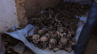 Hundreds of bodies found from Rwandas 1994 genocide [upl. by Monti]