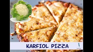 KARFIOL PIZZA RECEPT GLUTÉNENTES PIZZA RECEPT [upl. by Roxana]