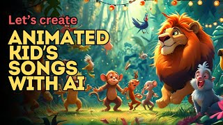 Lets create a kids song with AI  A step by step guide [upl. by Hartill600]