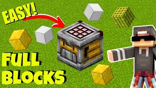 Master FULL BLOCK Auto Crafters in Minutes Two Designs [upl. by Leumas643]