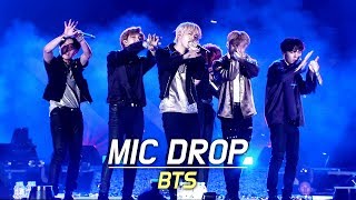 BTS  마이크드롭 MIC DROP  LED FANCAM  LOTTE FAMILY CONCERT 2018  방탄소년단 180622 [upl. by Akinat347]