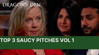 Top 3 Saucy Pitches In The Den  Vol1  Dragons Den [upl. by Salomie]