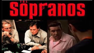 The Sopranos Lillo Brancato on Poker Scene w Frank Sinatra Jr Richie Aprile Silvio Johnny Sack [upl. by Eadmund741]