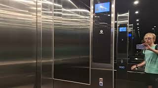 Flickering Light 2015 Schindler 5500 MRL Traction Elevator at Robina Town Centre Gold Coast QLD [upl. by Awuhsoj]