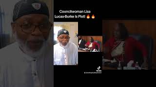 Councilwoman Lisa LucasBurke of Portsmouth Va Explodes In City Council Meeting [upl. by Ridan]