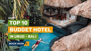 TOP 10 Budget Hotels in Ubud Bali  BOOK NOW Online Reservation [upl. by Riorsson]