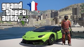 JE ME RENDS EN FRANCE POUR UNE COURSE AUTOMOBILE  GTA 5 quotRPquot [upl. by Kerman272]