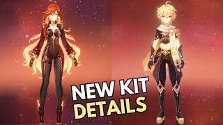 NEW UPDATE MAVUIKA amp PYRO TRAVELER Kit Details Elemental Skill Burst amp Nightsoul  Genshin Impact [upl. by Eahsram277]