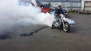 sick 3rd gear vrod burnout [upl. by Bobbi918]