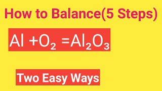 Al O2 Al2O3 Balanced EquationWhat happens when aluminum reacts with oxygen [upl. by Shivers359]