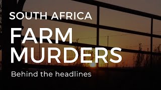 SA Farm Murders  victims of farm attacks amp their survival stories Please like and subscribe [upl. by Antonella]