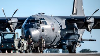 Unbelievable Aviation Moments of AC130J Gunship on Takeoff Landing and Livefire Maneuvers [upl. by Mirisola]