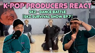 Musicians react amp review ♡ SKZ  Dance battle SKZ Survival Show Ep7 [upl. by Amsirak]