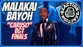 Father of 5 Reacts to Malakai Bayoh astounds with MINDBLOWING cover of Caruso  The Final [upl. by Fine735]