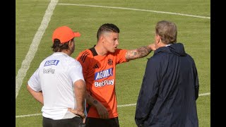 Entrenamiento Selección Colombia antes del partido con Chile [upl. by Lombard]