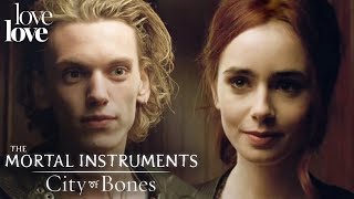 The Mortal Instruments City of Bones  Jace Takes Clary to the City of Bones  Love Love [upl. by Dnomso]