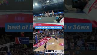 Bench cam vs 36ers WENT OFF 📹🤯 nbl [upl. by Jeannette118]