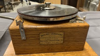 Rare Berliner Montross Gramophone [upl. by Bennion]