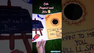 DIY Best Proposal💍Card Everasthetic cutecard cardmakingtutorial shorts diycrafts art [upl. by Mathew]