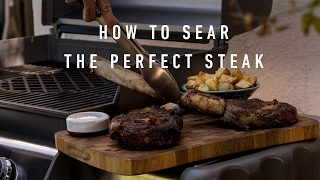 The Weber Original GBS Cast Iron Sear Grate  How To Sear The Perfect Steak Using [upl. by Assira]