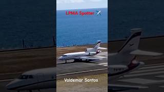 FALCON 900EX Takeoff ✈️ madeiraairport aviation lpma falcon shorts short viralshorts [upl. by Mirth136]